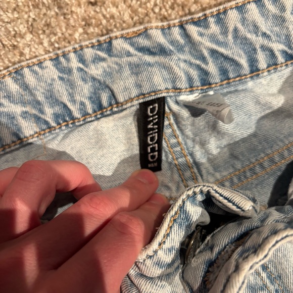 Vintage Divided Light Blue Straight Leg Jeans - Picture 3 of 4